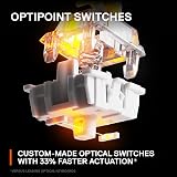 SteelSeries Apex 9 Mini Mechanical Keyboard Optical 2-Point Actuation 60% QWERTY view 4