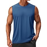 TACVASEN Men's Sleeveless Shirts Quick Dry Tank Tops for Men Sun Protection UPF 50+ Athletic Gym Workout Muscle Shirts