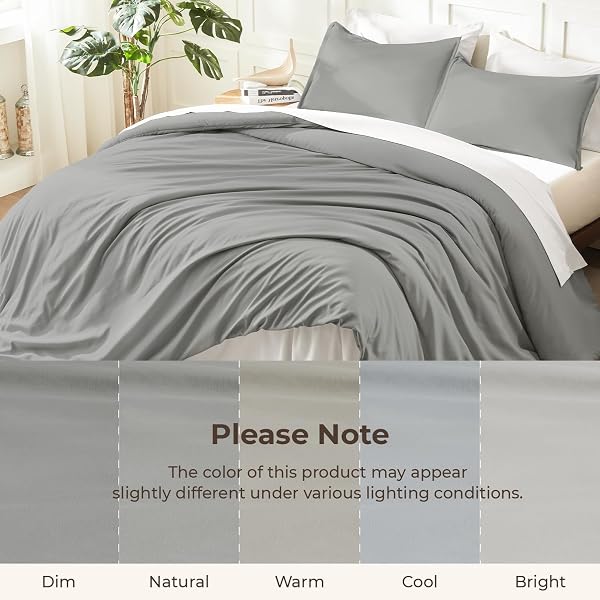 LITANIKA COMFORTERS MEDIUM GRAY SUPER KING PLUS SIZE, 3 PIECES LIGHTWEIGHT SOLID BEDDING SET & COLLECTIONS, ALL SEASON FLUFFY BED SET (128X120IN COMFORTER & 2 PILLOWCASES)