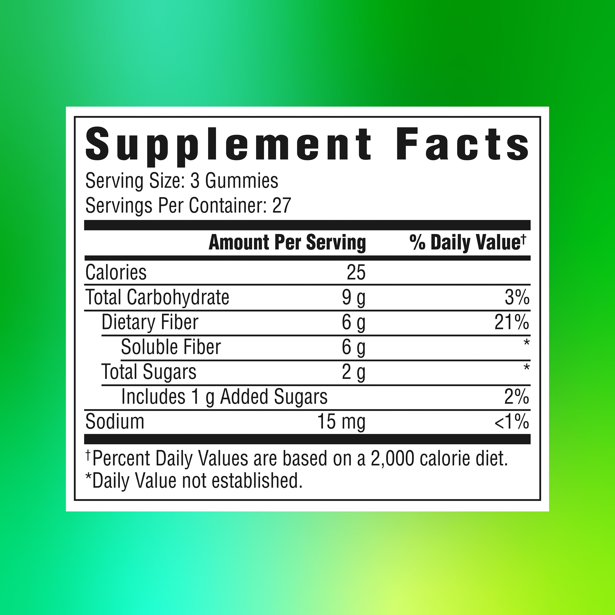 Benefiber Prebiotic Fiber Supplement Gummies for Digestive Health, Assorted Fruit Flavor - 81 Count