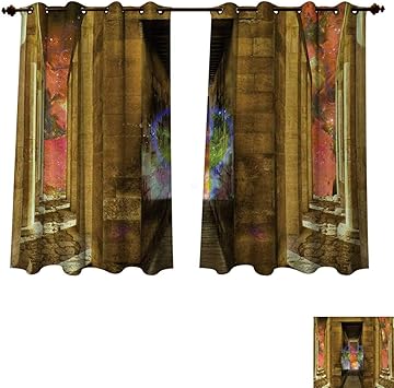 Amazon Com Egypt Blackout Curtains Panels For Bedroom Unusual