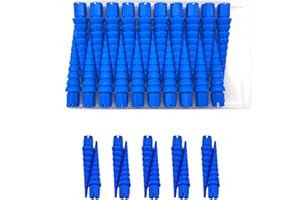 Haespot Blue 20PCS Stripped Screw Hole Repair Anchor, Door Hinge Screw Hole Filler, Multi Use Wall Anchors, Fits Wood Screws Sizes #2 to #16