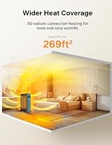 Pelonis Electric Radiator PHOENIX 13M 2500W 3 Heat Settings Adjustable view 4