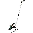 Scotts Outdoor Power Tools LSS10272PS 7.5-Volt Lithium-Ion Cordless Grass Shear/Shrub Trimmer with Wheeled Extension Handle, Green