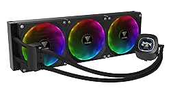 GAMDIAS 420mm CPU Liquid Cooler AIO w/ 2.1" Display