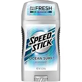 Speed Stick Clear Deodorant, Ocean Surf Scent for Men, 3 oz