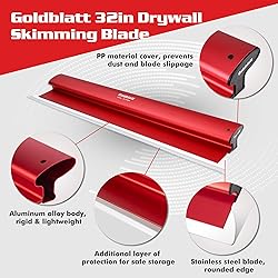 Goldblatt 32 Inch Drywall Skimming Blade, 0.3mm