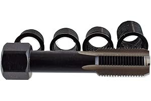 AB Tools-US Pro Spark Plug Rethreading Tap Thread Repair Set Kit M12 x 1.25 with 4 Inserts