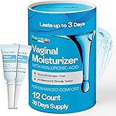 Pharmlitalia Vaginal Moisturizer Gel for Vagina Health, Moisturizer Applicators for Vaginal Dryness Relief and Long Lasting Wetness - Pre and Post Menopausal - 12 Pre Filled Applicators