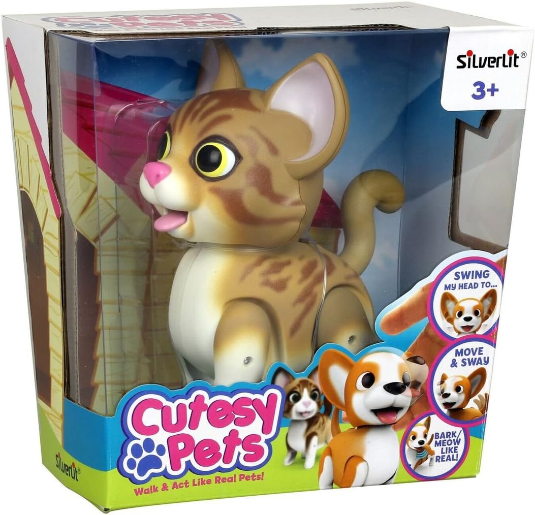 SilverLit Cutesy Pet - Tabby Cat