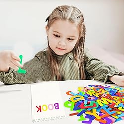 Natonhi 1050Pcs Letter Stickers Foam Letter