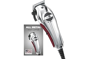 Wahl USA Pro Ultra Quiet High Torque Corded Hair Clipper for Ultra Quiet Operation and Cooler Operating Temperatures, Metal Housing with Bonus Hair Clipping Guard Caddy - Model 3000097