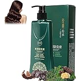 Mild Formula Long Lasting Hair Dye Set, Hair Color for Gray Coverage, Natural plant extracts, Long-Lasting Single Step Hair Dye with Nourishing Shampoo (Chestnut Brown)