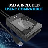 Sabrent Hard Drive Docking Station SATA SSD HDD 2.5 3.5 USB 3.0 Tool-Free view 7