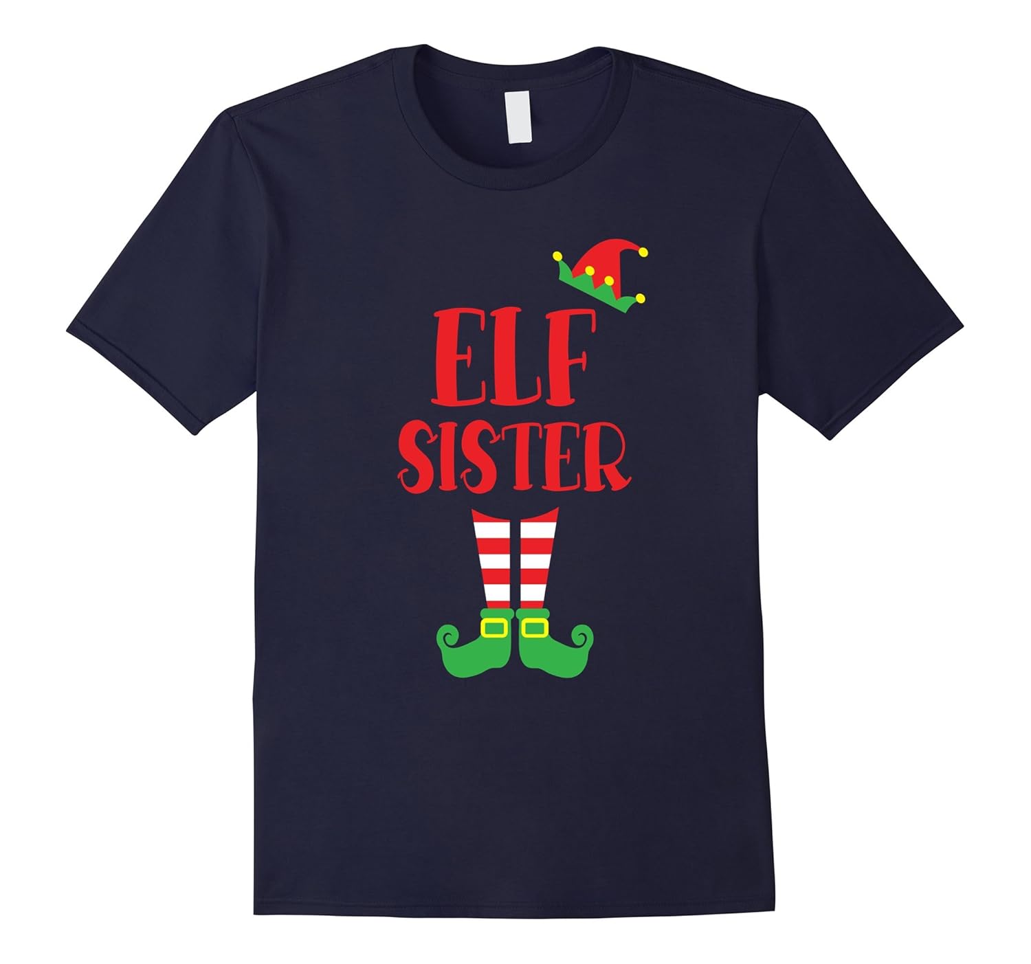 Elf Sister Christmas season T-Shirt Brother Sister Shirts-ANZ