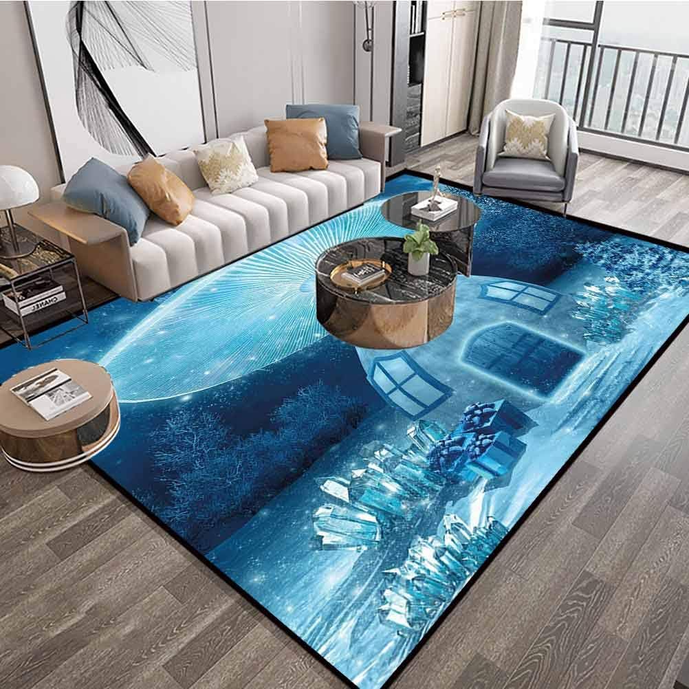 Area Rug Carpet Large(Mushroom) Contemporary Home Decor