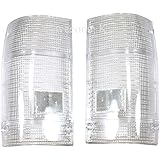 K1AutoParts 1 Pair Rear Taillights Tail Light Lamps Clear Lens For Mazda Magnum B Series B2000 B2200 B2600 Pickup 1986-1993