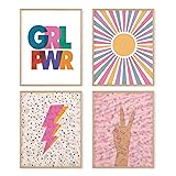 Boat Wades Girl Power Posters - Preppy Pink Girls