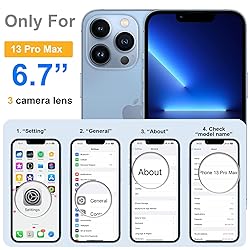 ROYBENS for iPhone 13 Pro-Max Matte Clear Case