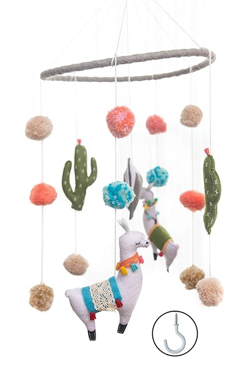 llama baby mobile