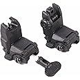 Plastics Sight Front and Rear Flip Sights can be Mounted on Any Picatinny or Weaver Rail