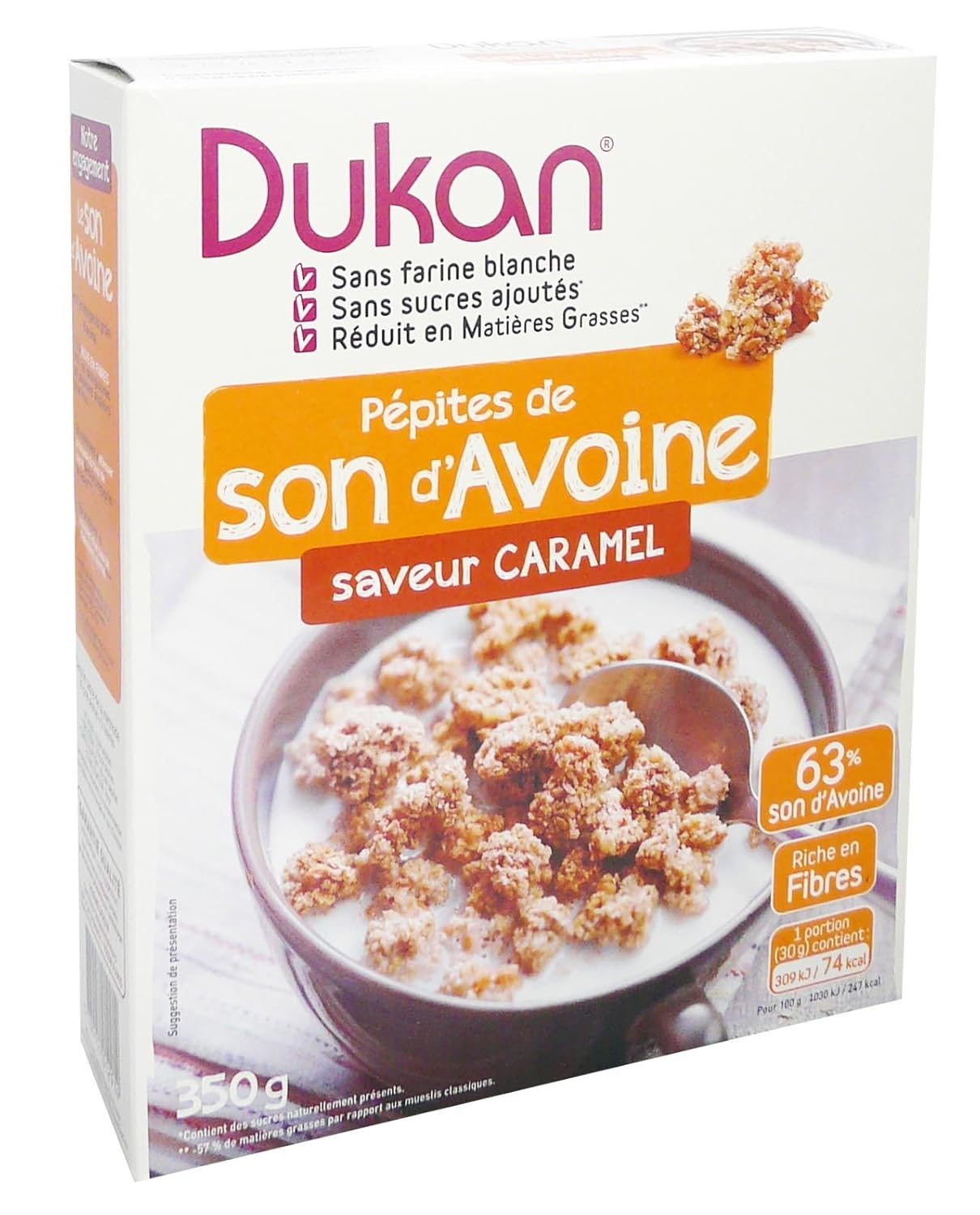 Dukan Oat Bran Clusters Caramel Flavour Amazon.co.uk Kitchen & Home