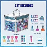 Townley Girl Stitch Train Case Makeup Set Frozen Kiss Lip Gloss Nail Polish view 2