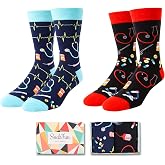 Gifts for Teeth Dentist - Men Funny Dental Teeth Doctor Medical Golf Socks