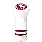 Team Golf NFL White Vintage Fairway Golf Club Headcover, Form Fitting Design, Retro Design