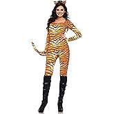 Leg Avenue Women's 2 Piece Wild Tigress Catsuit Costume