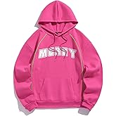 GAMISS Graphic Hoodies for Women Y2K Trendy Sweatshirt with Pocket Ladie Streetwear Cool Fleece Pullover