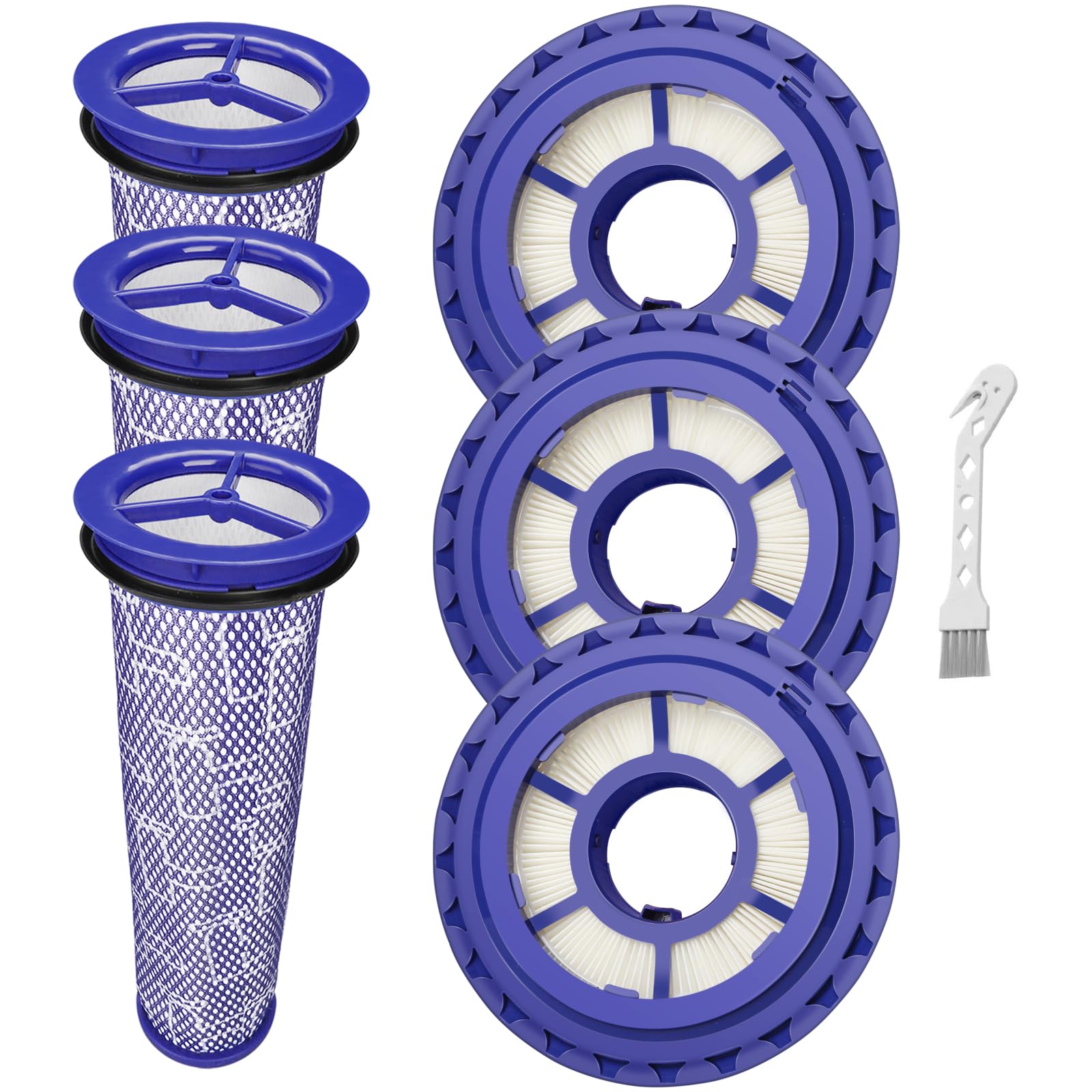 Lemige Replacement Vacuum Filters for Dyson DC41 DC65 DC66 UP13 UP20 UP30 Animal, Multi Floor and Ball animal 2 &3 Vacuums, Part 920769-01&920640-01, 3 Post HEPA Filters & 3 Pre Filters