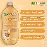 Garnier Summer Body Gradual Tan Moisturiser Light 250ml Face Body 24hr Hydration view 2
