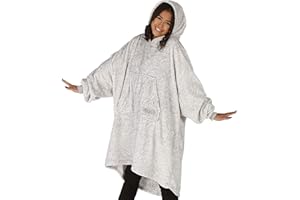 THE COMFY Dream | Lightweight Microfiber Fleece Wearable Blanket, Oversized Design Hood & Pocket from Shark Tank, Cozy Gifts