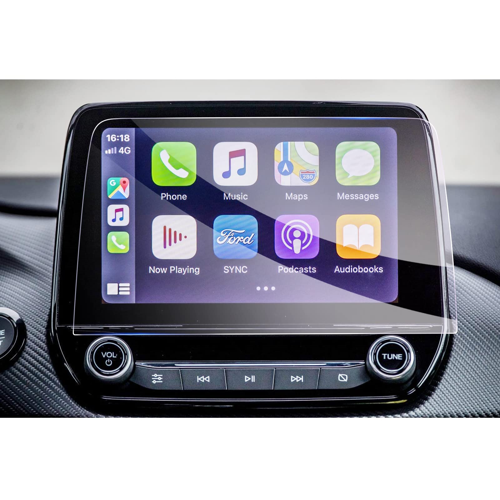 GAFAT Fo-rd Puma Kuga 3 2020-2023 | Fiesta MK8 Ecosport 2018-2023 8 Inch Navigation Screen Protector Compatible with Ford SYNC 3, 9H Anti-Scratch