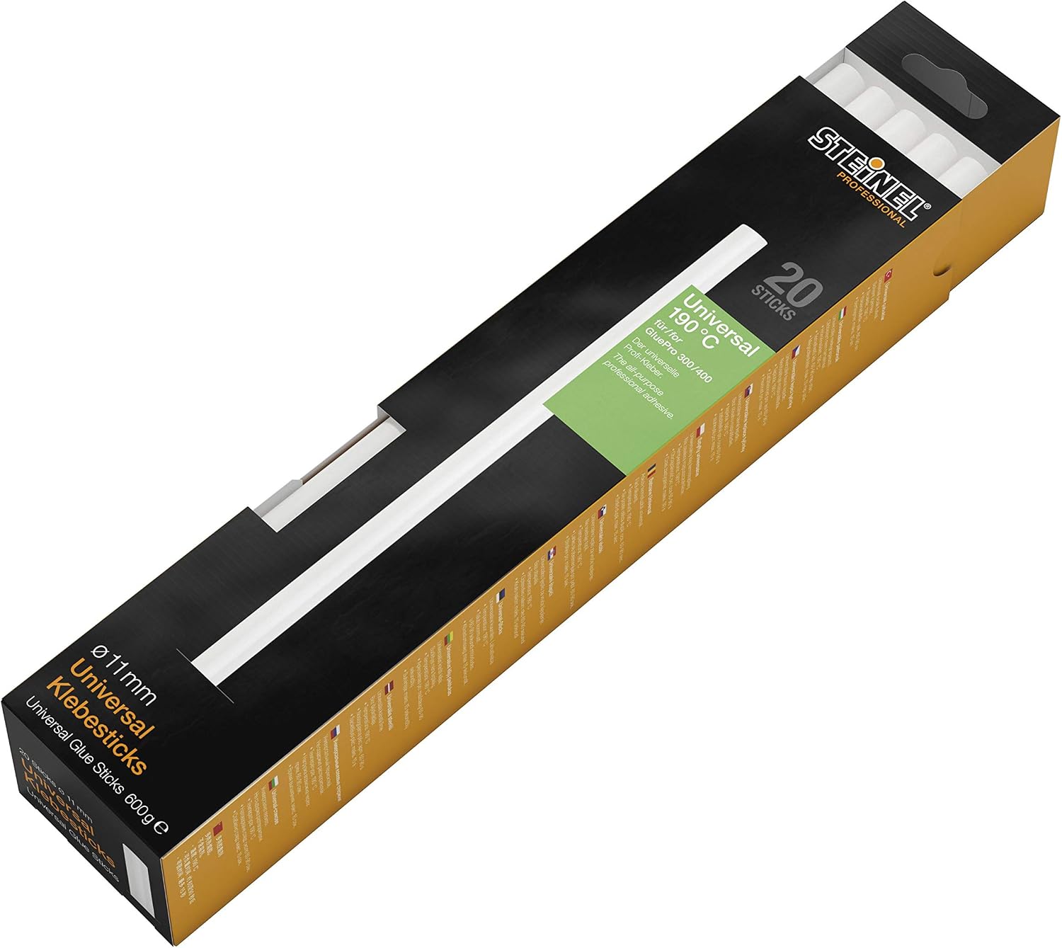 Steinel Universal Glue Sticks diameter 11 mm, 20x hot melt cartridges
