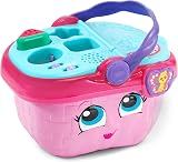 LeapFrog Shapes & Sharing Picnic Basket Educational Toy Pink 16 Pieces view 4