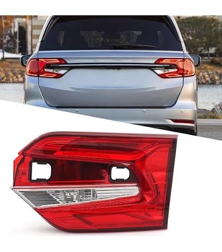 thumbnail image 2 of Evan-Fischer Pair Tail Lights For 2018-2019 Honda Odyssey – Outer Set, Driver & Passenger Side, Halogen 2 of 3
