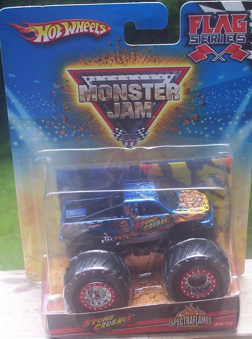 stone crusher monster truck toy