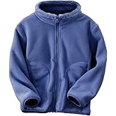 Girls' Fleece Jacket Full-zip Toddlers Kids Polar Coat Outwear