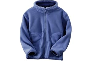 kiddook Kids Fleece Jacket Full-zip Toddlers Polar Coat Outwear
