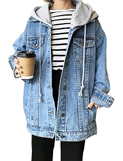 big blue jean jacket