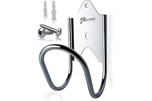 JBscoop Garden Hose Holder, Garden Hose Hanger Wall Mount for Water Hose, Extension Cords, Air Compressor Hose, Heavy Duty & Rust Proof Set of 1