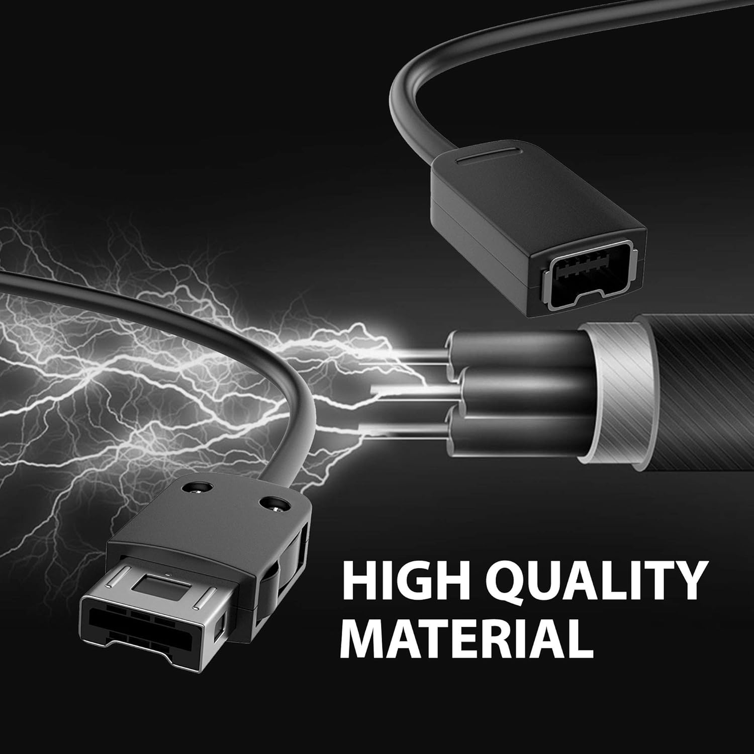 Ortz Extension Cable [2 Pack] for SNES/NES Classic Controller 3M/10ft Compatible With Nintendo SNES/NES Classic Mini Controller, Wii and Wii U: Video Games