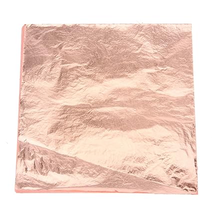 Buy Vanpower 100pcs Gold Sliver And Red Copper Leaf Leaves Metal