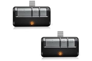 ASONPAO 953ESTD 950ESTD 893LM 891LM Liftmaster Chamberlain Garage Door Opener Remote (Yellow Learn Button Security+ 2.0 myQ) (2Pack) 3-Years-Warranty Long-Life Lithium Battery Ultra-Long Range