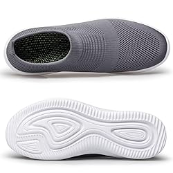 vibdiv Slip on Mesh Knit Sock Sneakers Womens Flat