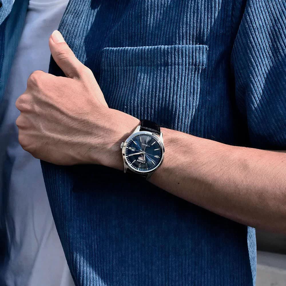 Citizen Automatische Uhr NH8390-20LE, Blau 6