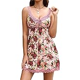 Avidlove Women Sexy Sleepwear Lace Chemise Nightgown Full Slip Babydoll Sleepwear