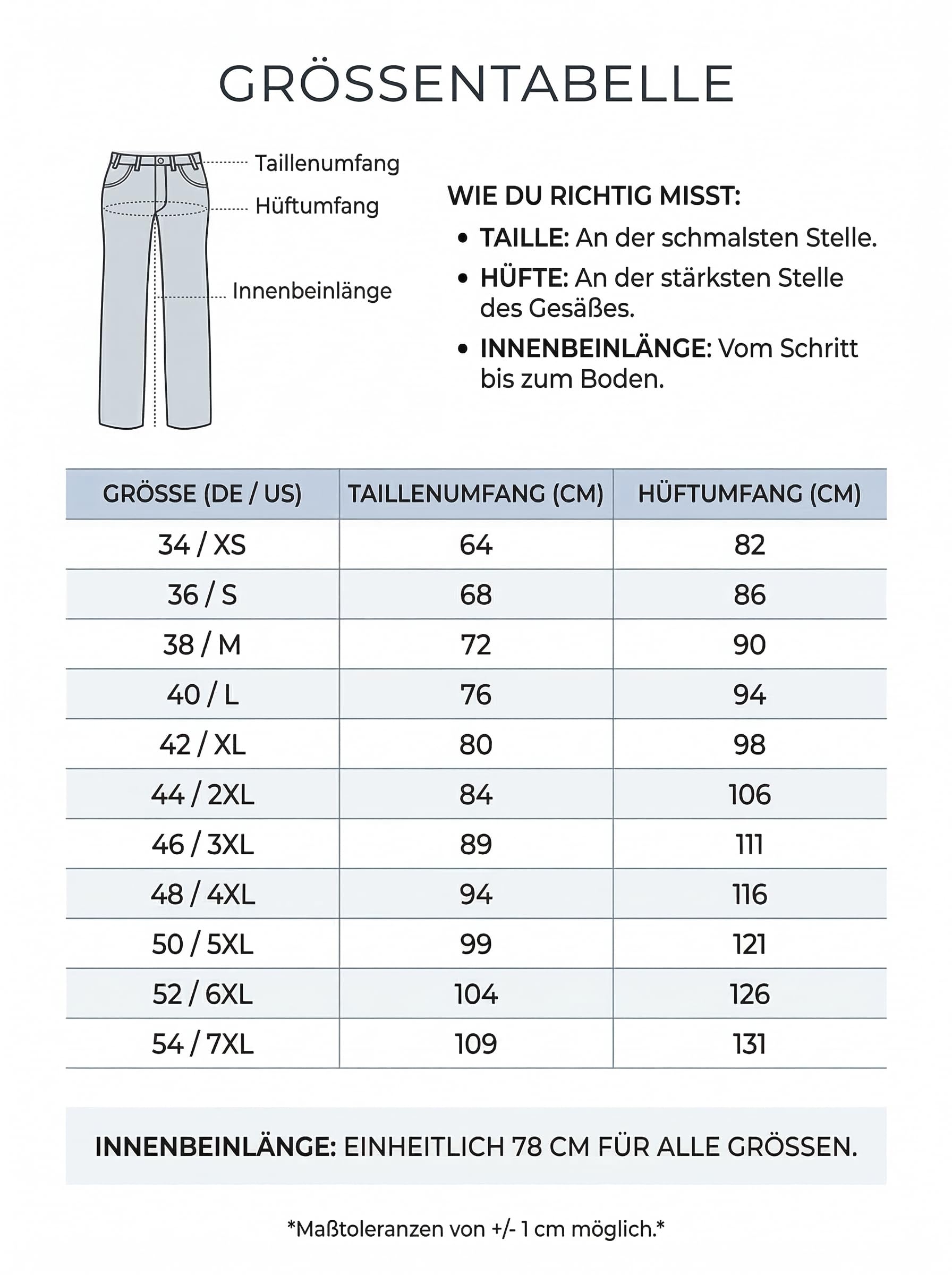 ESRA Jeans Damen Straight High Waist Stretch Jeanshose G200 8